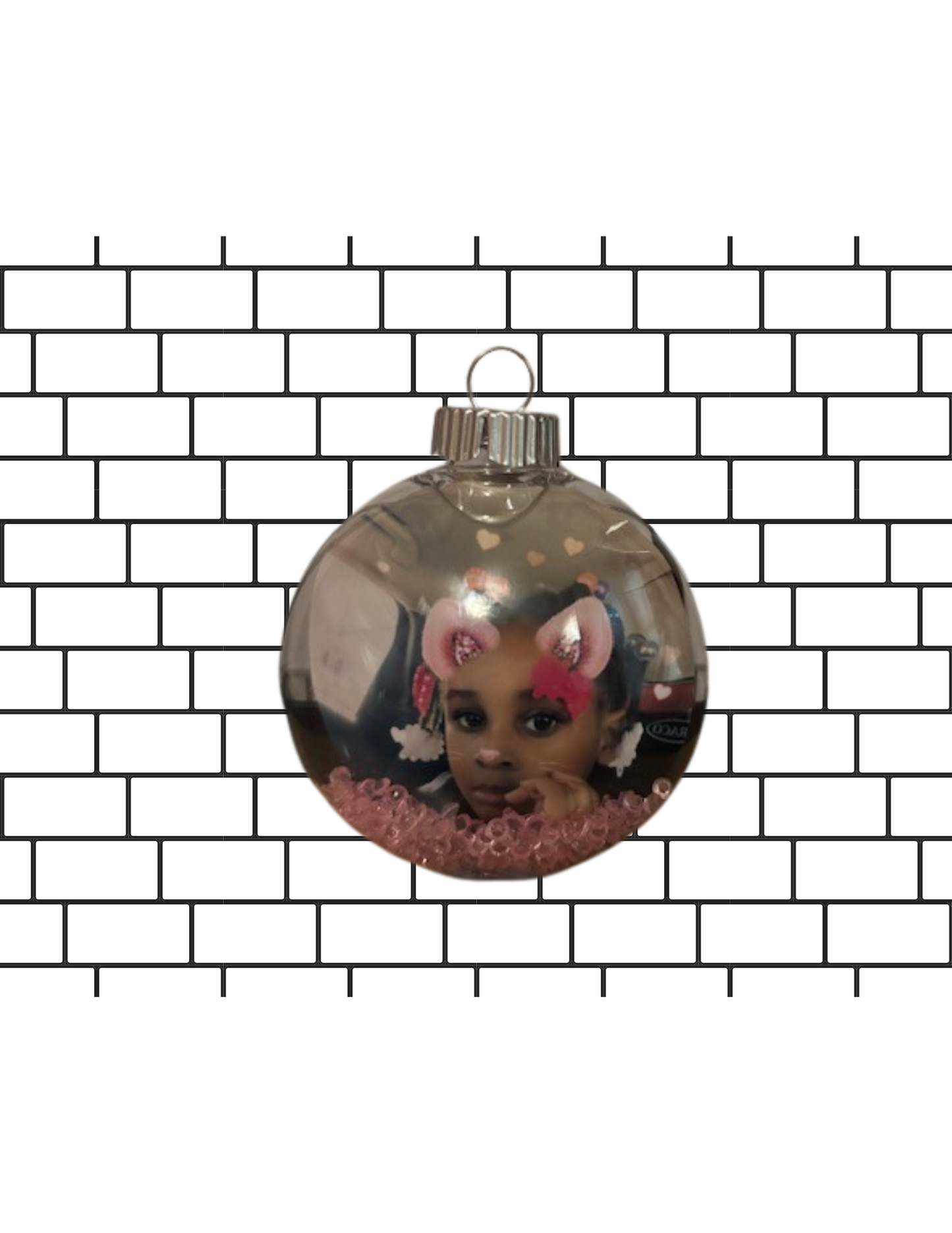 Round Plastic Ornament